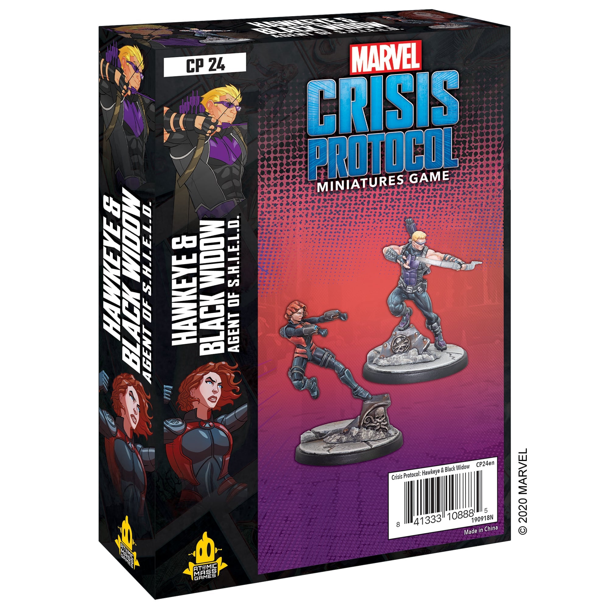 Marvel Crisis Protocol Hawkeye and Black Widow image 0